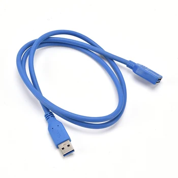  1 бр. Удлинительный кабел USB 3.0 1.5 M 5 ФУТА 5 Gbit/сек Високоскоростен USB 3.0 A от мъжа към жената Кабели Кабел