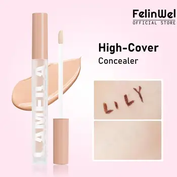  FelinWel - Хидратиращ камуфляжный коректор, лека, с пълно покритие, устойчив, крие, коригира, покрива, овлажнява, като подчертава,